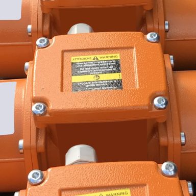 Moto‑vibrateurs industriel réalisé pour application spécifique