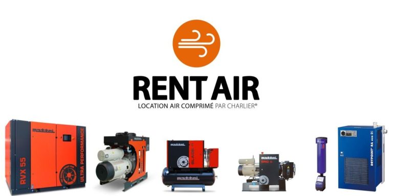 Parc de location RENT AIR pour vos besoins en air comprimé